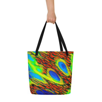 Large Tote Bag w/ Pocket - Hodgkin's Blaze