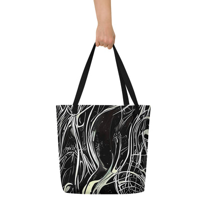 Large Tote Bag w/ Pocket - Helmut's Whisper