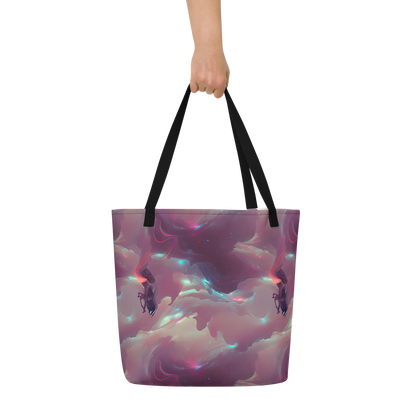 Large Tote Bag w/ Pocket - Astral Illusions