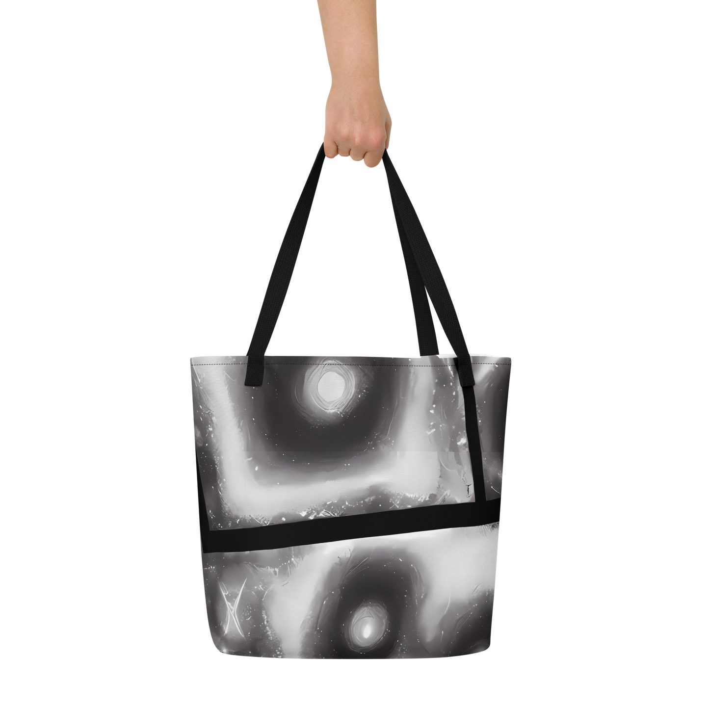 Large Tote Bag w/ Pocket - Arbus Whorls