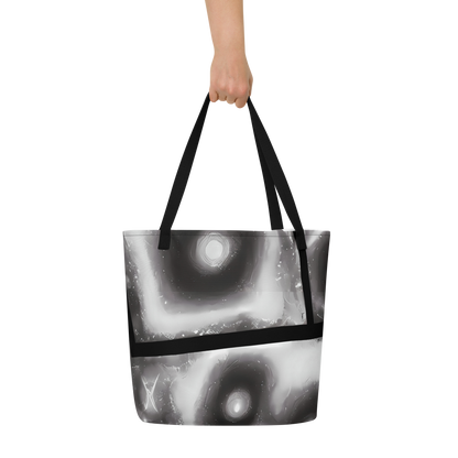 Large Tote Bag w/ Pocket - Arbus Whorls