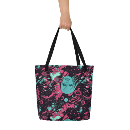 Large Tote Bag w/ Pocket - Spectral Dreamer