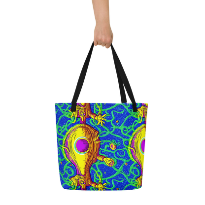 Large Tote Bag w/ Pocket - Sprawling Spectacle