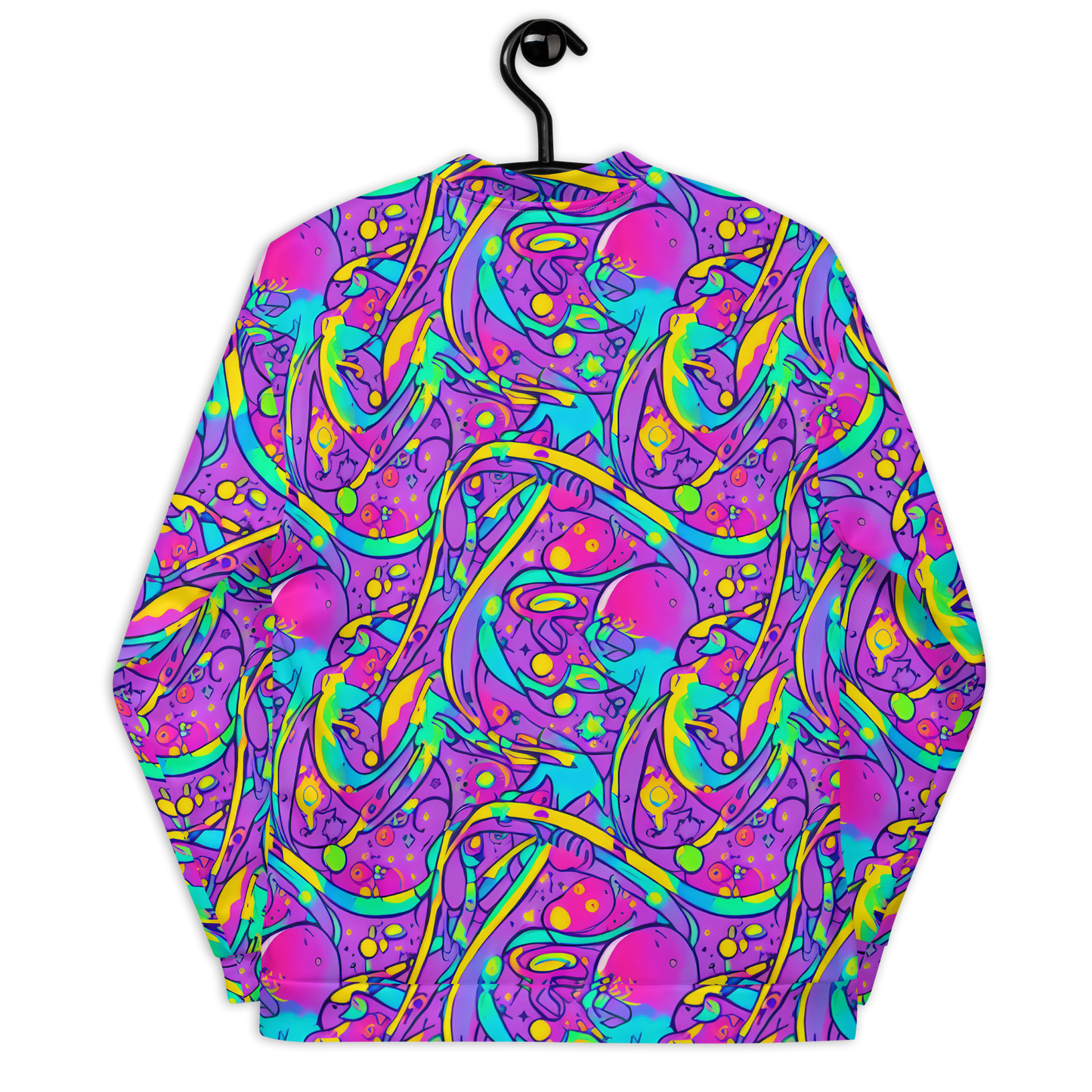 Bomber Jacket - Neon Galaxy Whirl