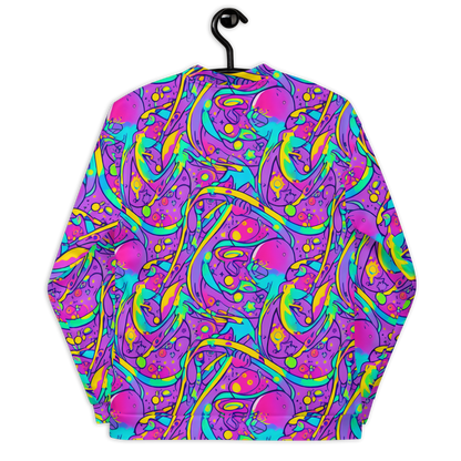 Bomber Jacket - Neon Galaxy Whirl