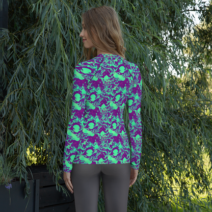 Women's Rash Guard - Alien Ripples