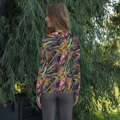 Women's Rash Guard - Psychedelic Deep Space