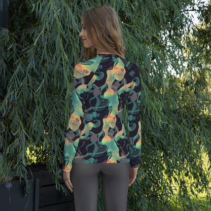 Women's Rash Guard - Astral Rhythms