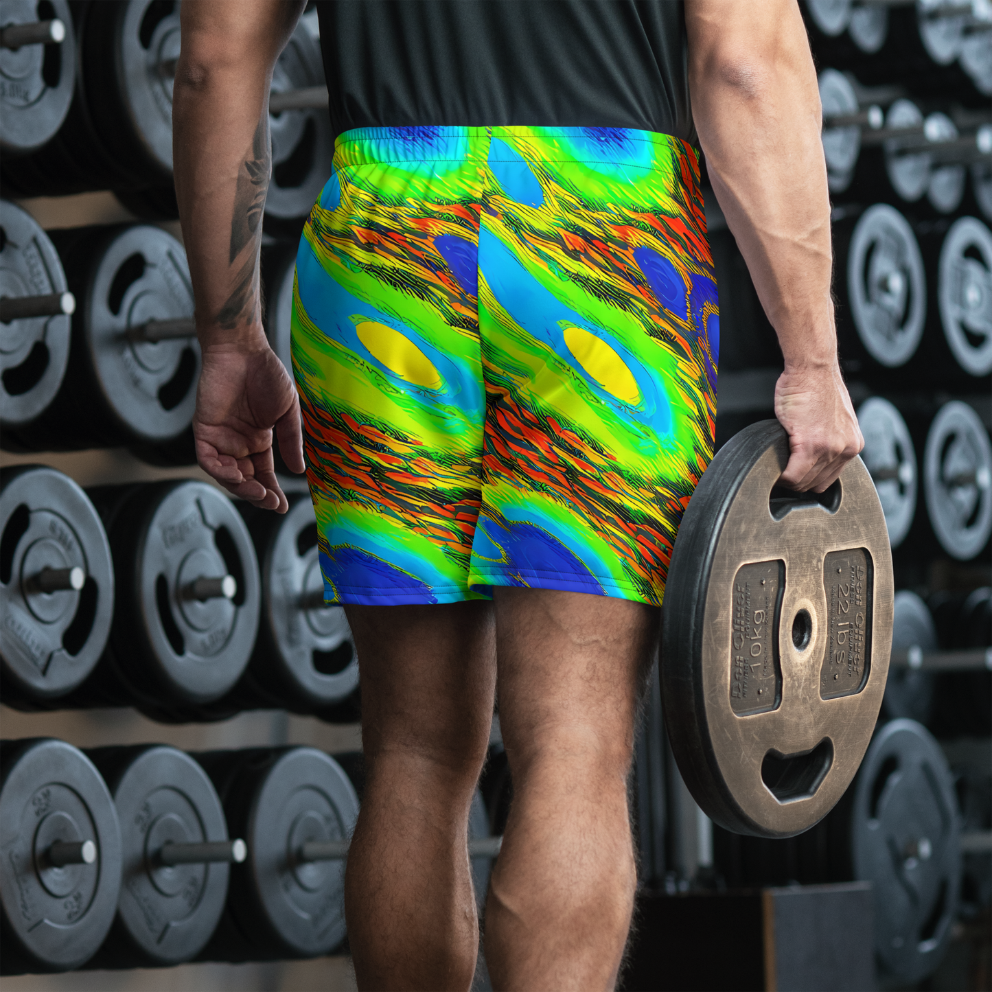 Men's Athletic Shorts - Hodgkin's Blaze