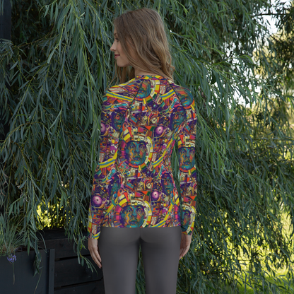 Women's Rash Guard - Cosmic Collage