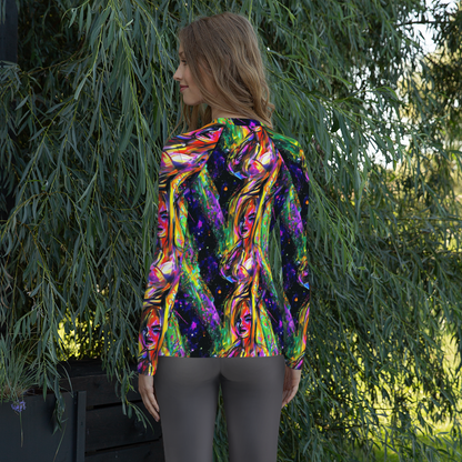 Women's Rash Guard - Galactic Flamenco