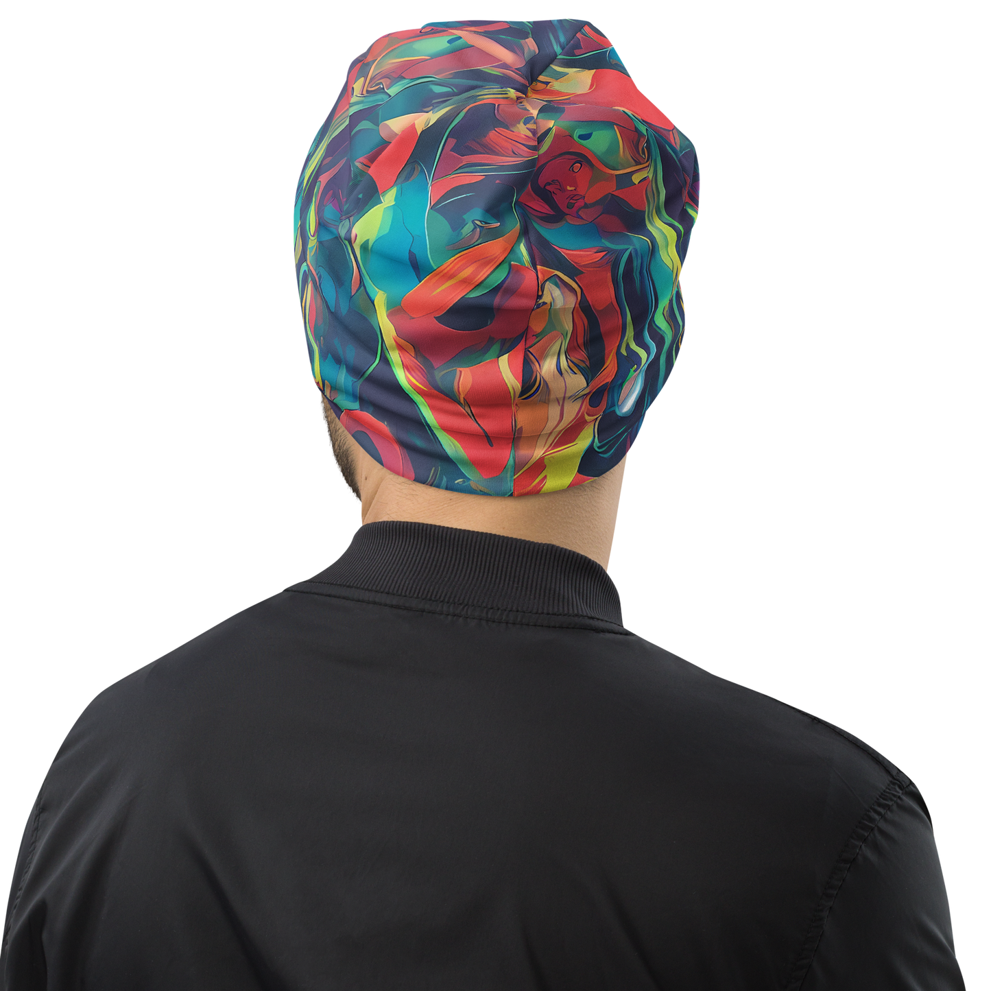 Beanie - Neon Aurora