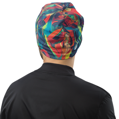 Beanie - Neon Aurora