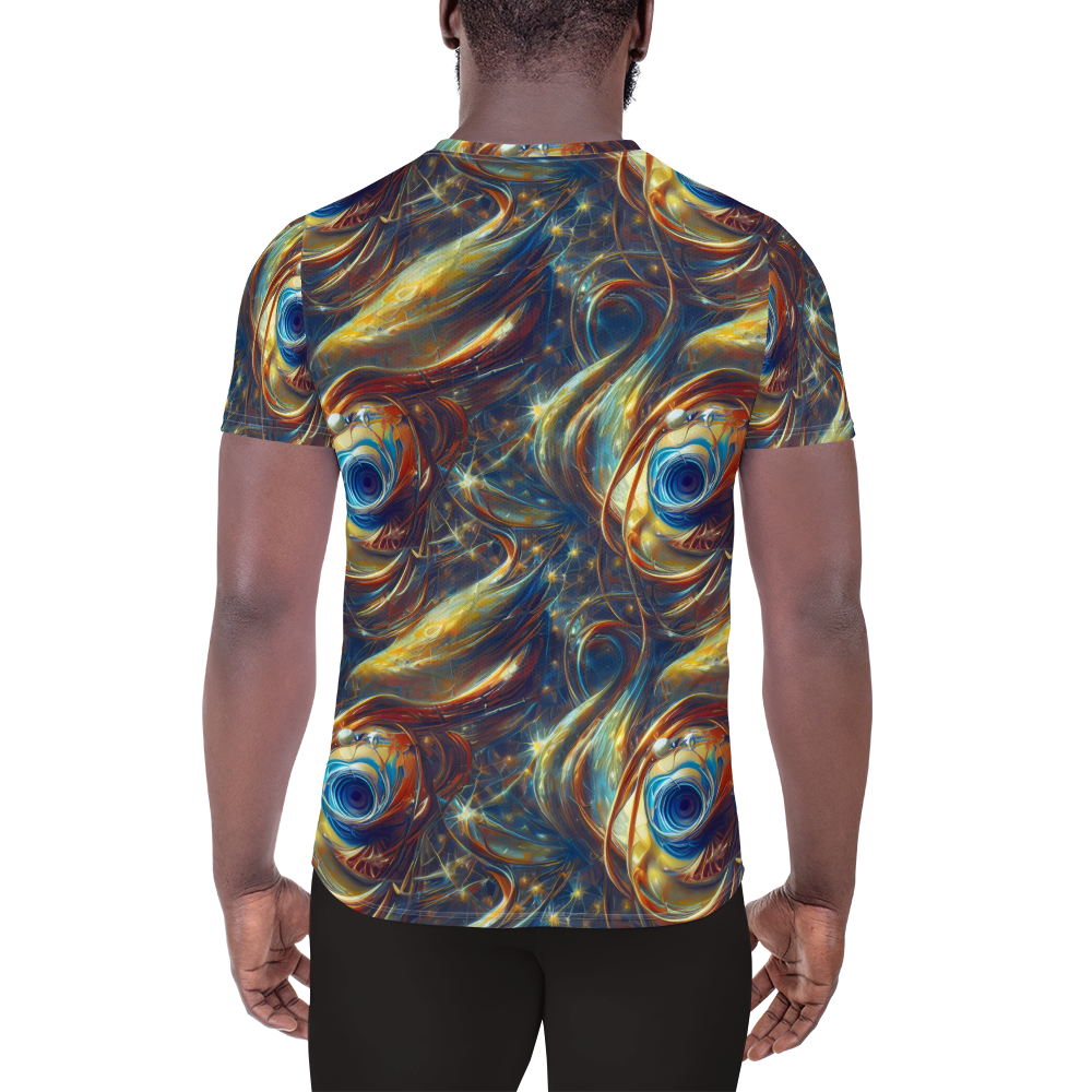 Men's Athletic T-Shirt - Celestial Vortex