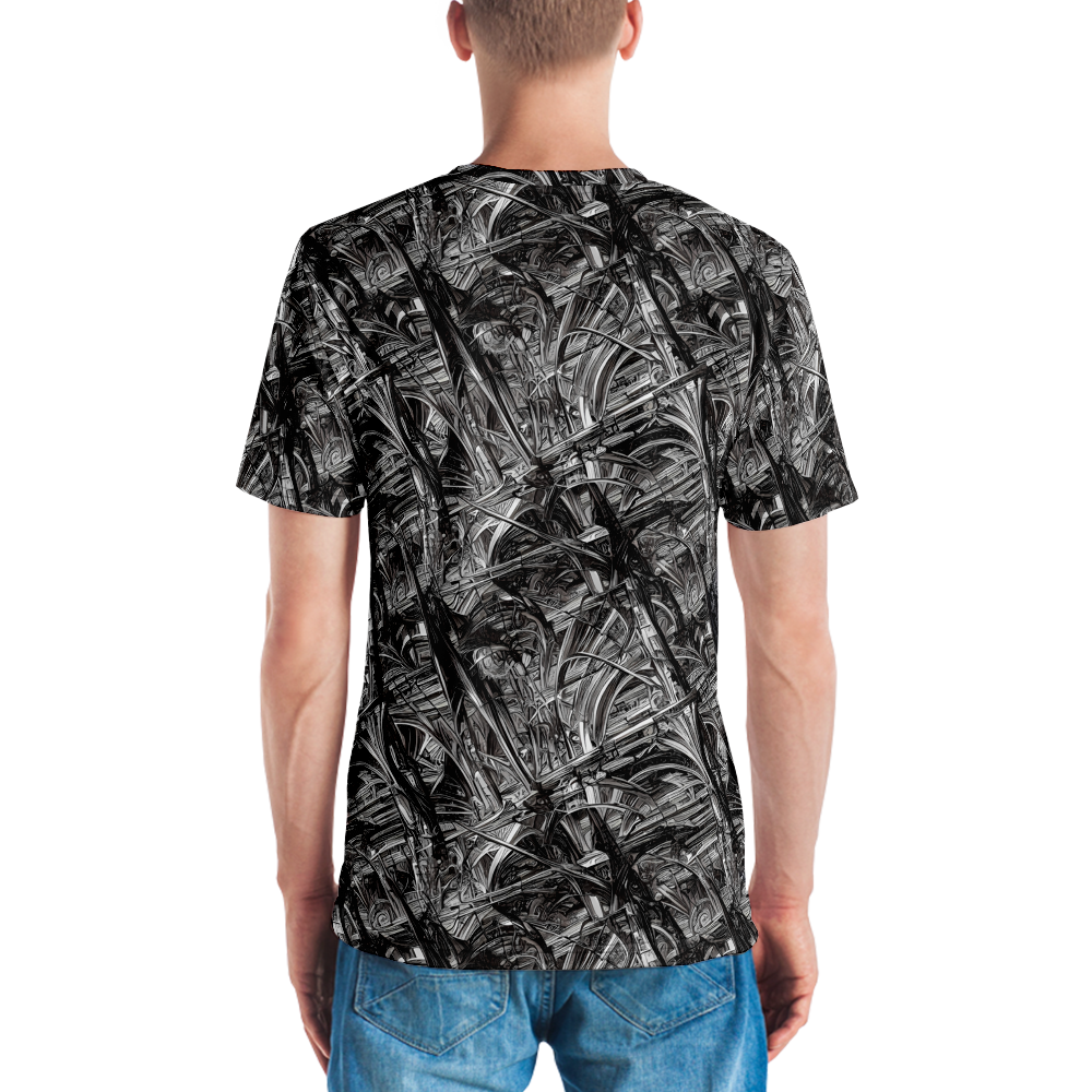 Men's Crew Neck T-Shirt - Gothic Whirlwind