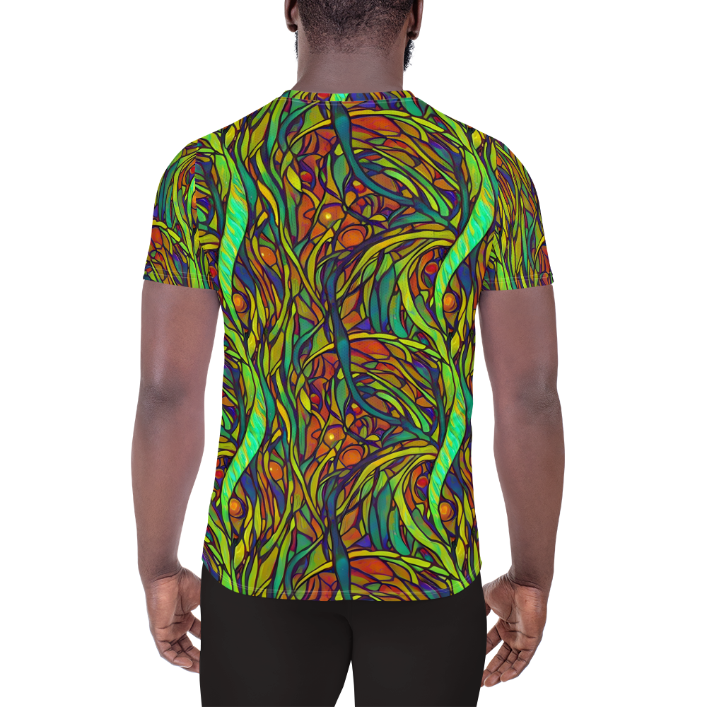 Men's Athletic T-Shirt - Cosmic Garden