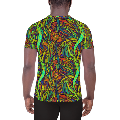 Men's Athletic T-Shirt - Cosmic Garden