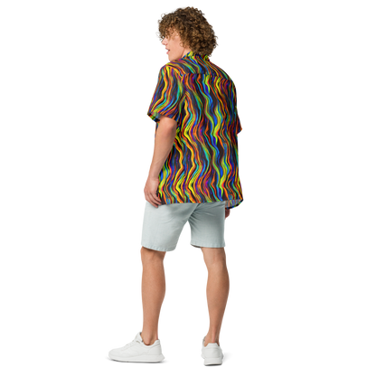 Button Shirt - Celestial Waves