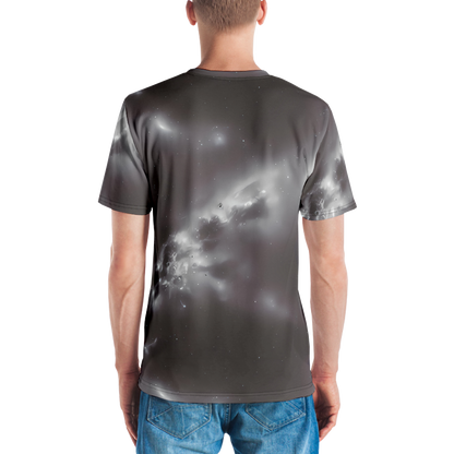 Men's Crew Neck T-Shirt - Silver Nebula