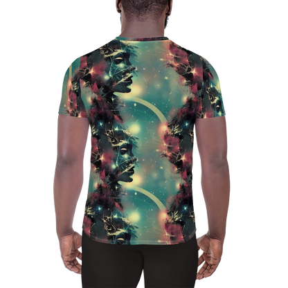 Men's Athletic T-Shirt - Galactic Serpent