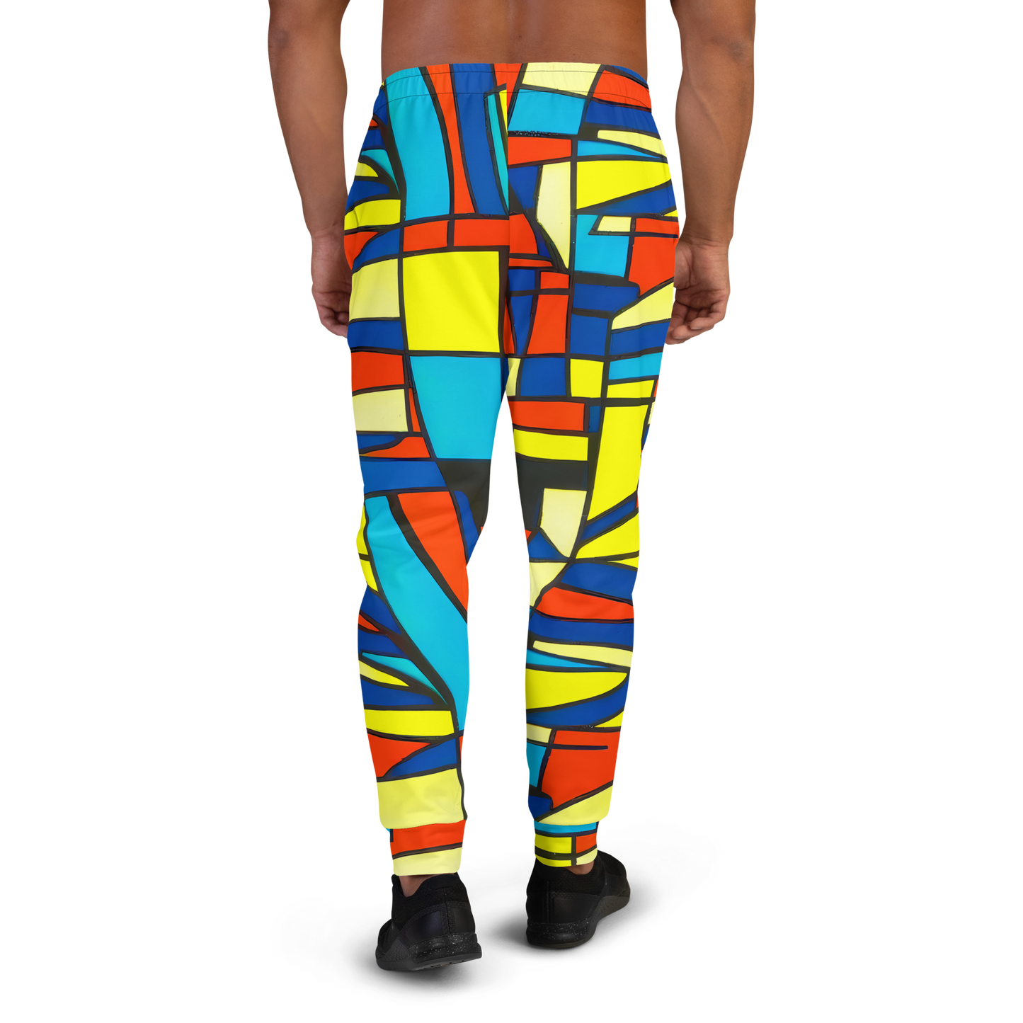 Men’s Joggers - Neon Fractals