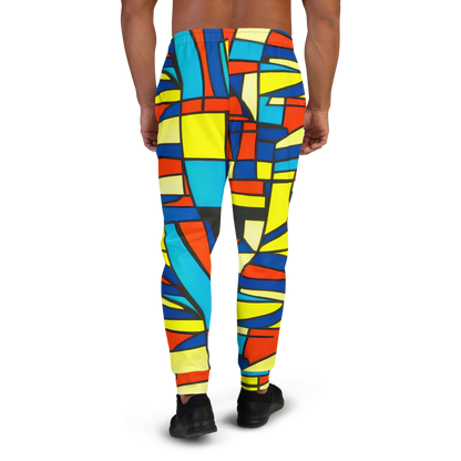 Men’s Joggers - Neon Fractals