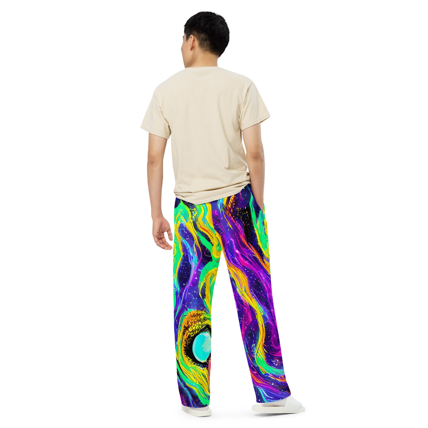 Wide-Leg Pants - Jackson Swirl