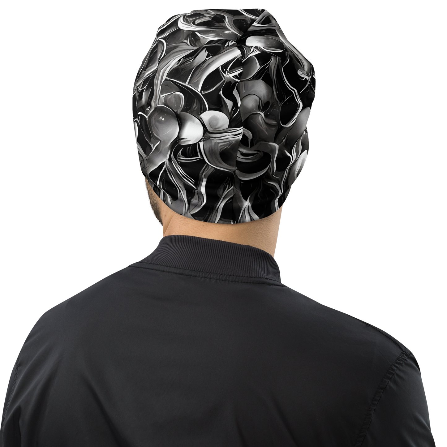 Beanie - Fluid Monochrome