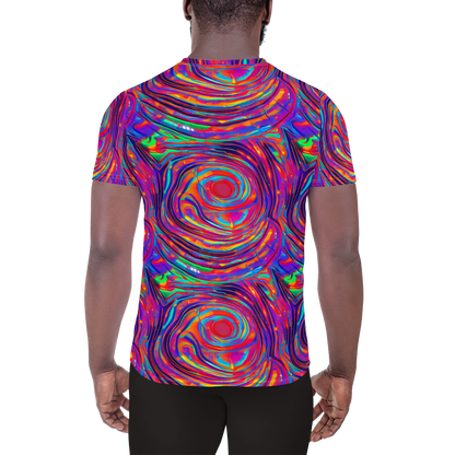 Men's Athletic T-Shirt - Quantum Spiral