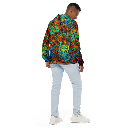 Men's Windbreaker - Flaming Mirage