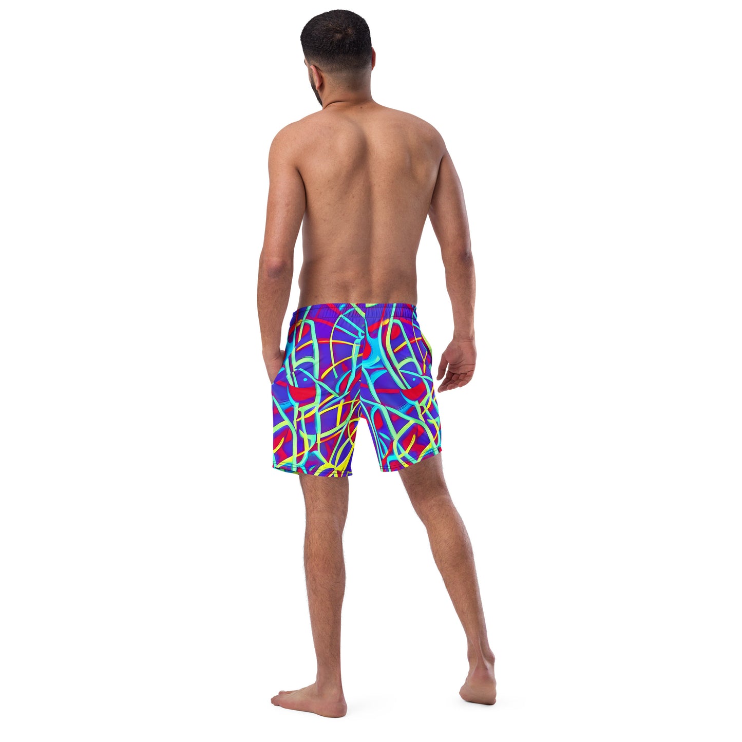 Swim Trunks - Neo-Grid Rhapsody