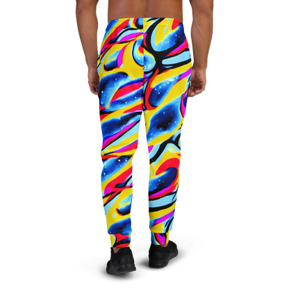 Men’s Joggers - Electric Dreamscape