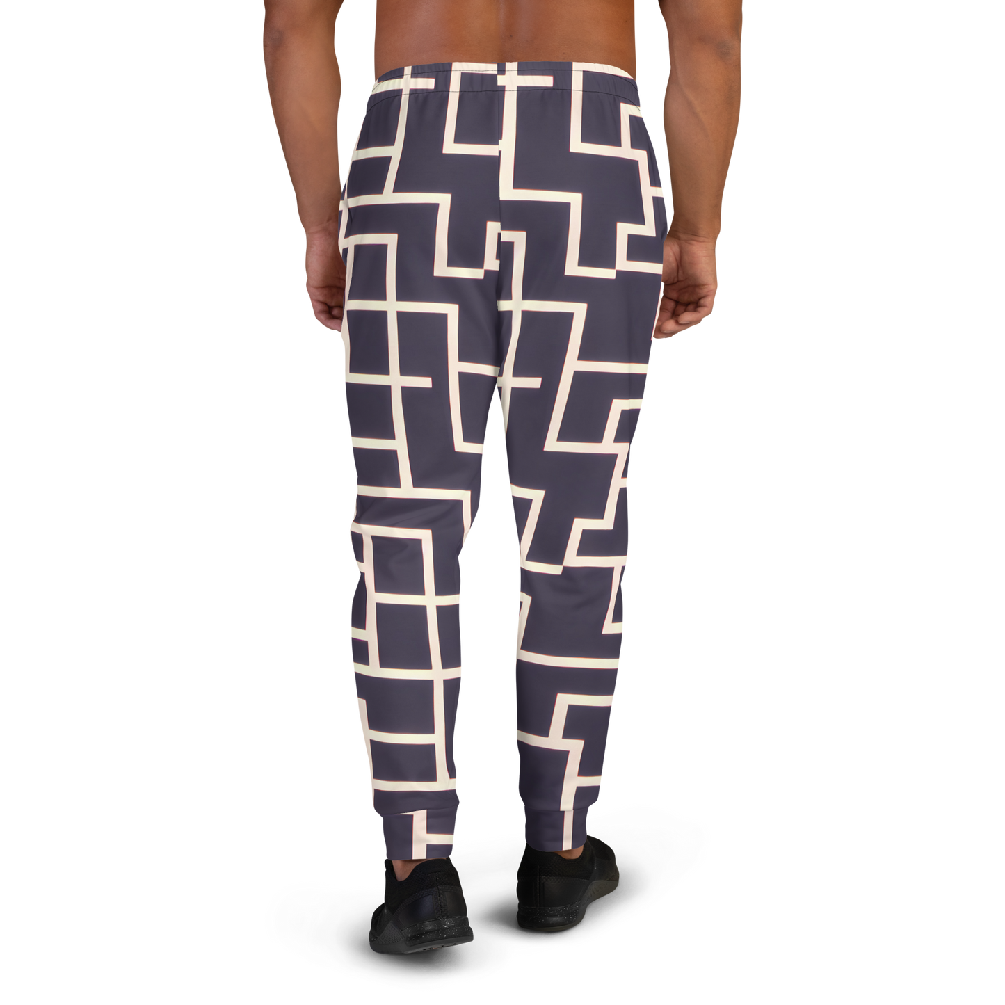 Men’s Joggers - Gilded Gridlock