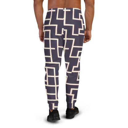 Men’s Joggers - Gilded Gridlock