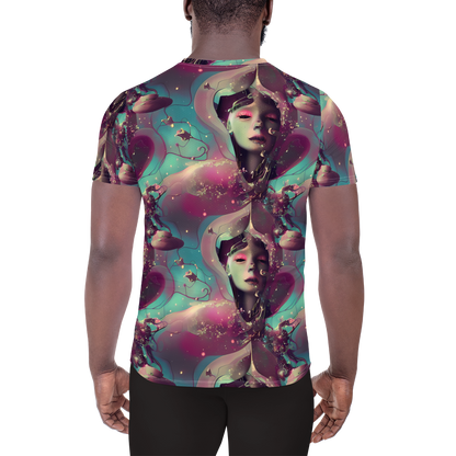 Men's Athletic T-Shirt - Nouveau Galaxy