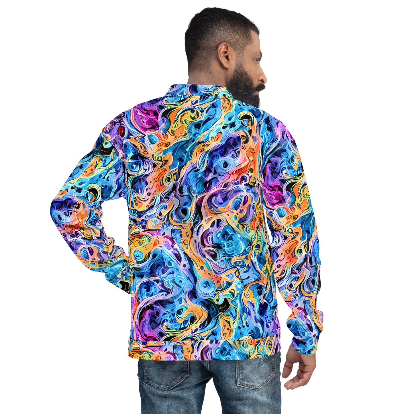 Bomber Jacket - Rococo Vortex