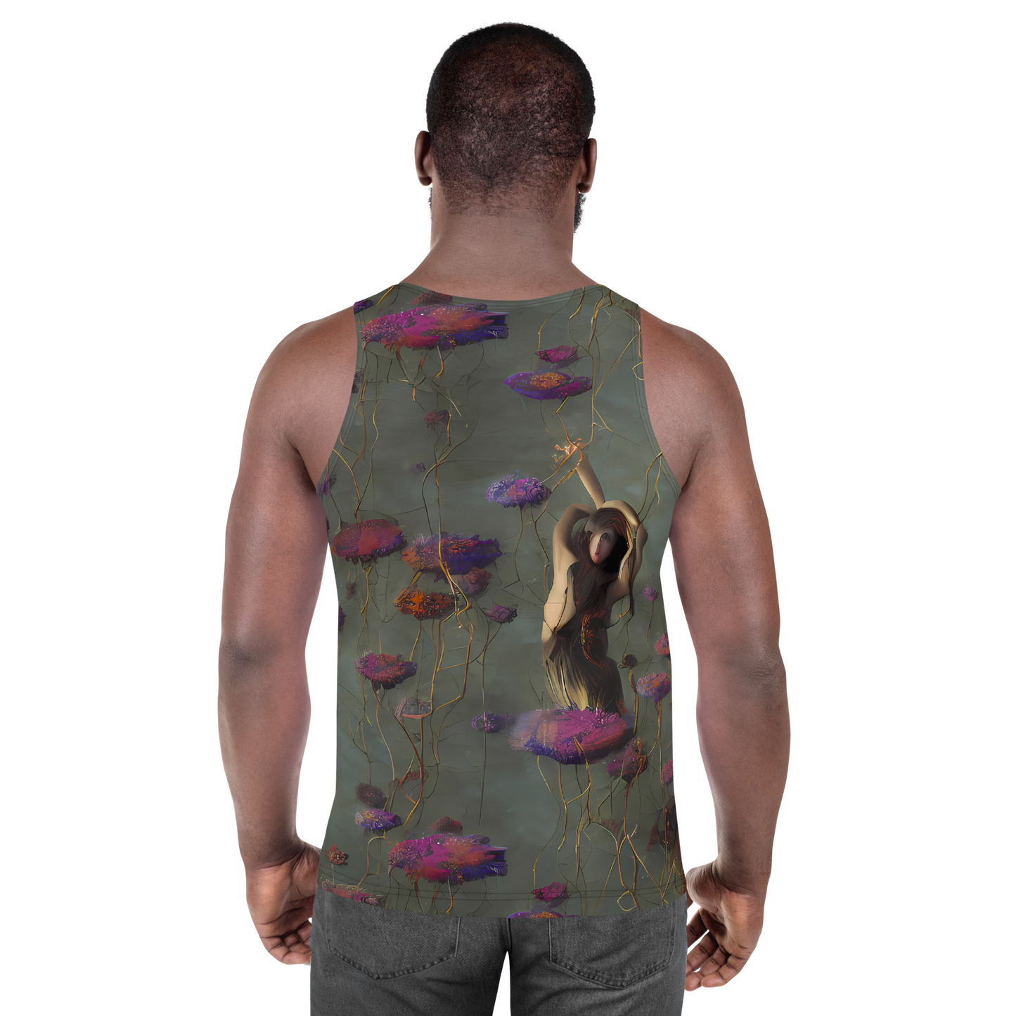 Men's Tank Top - Ethereal Bloom