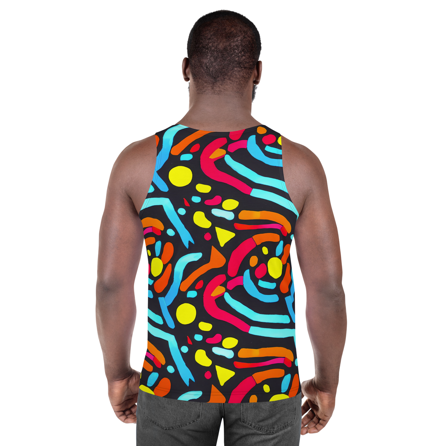 Men's Tank Top - Midnight Stream