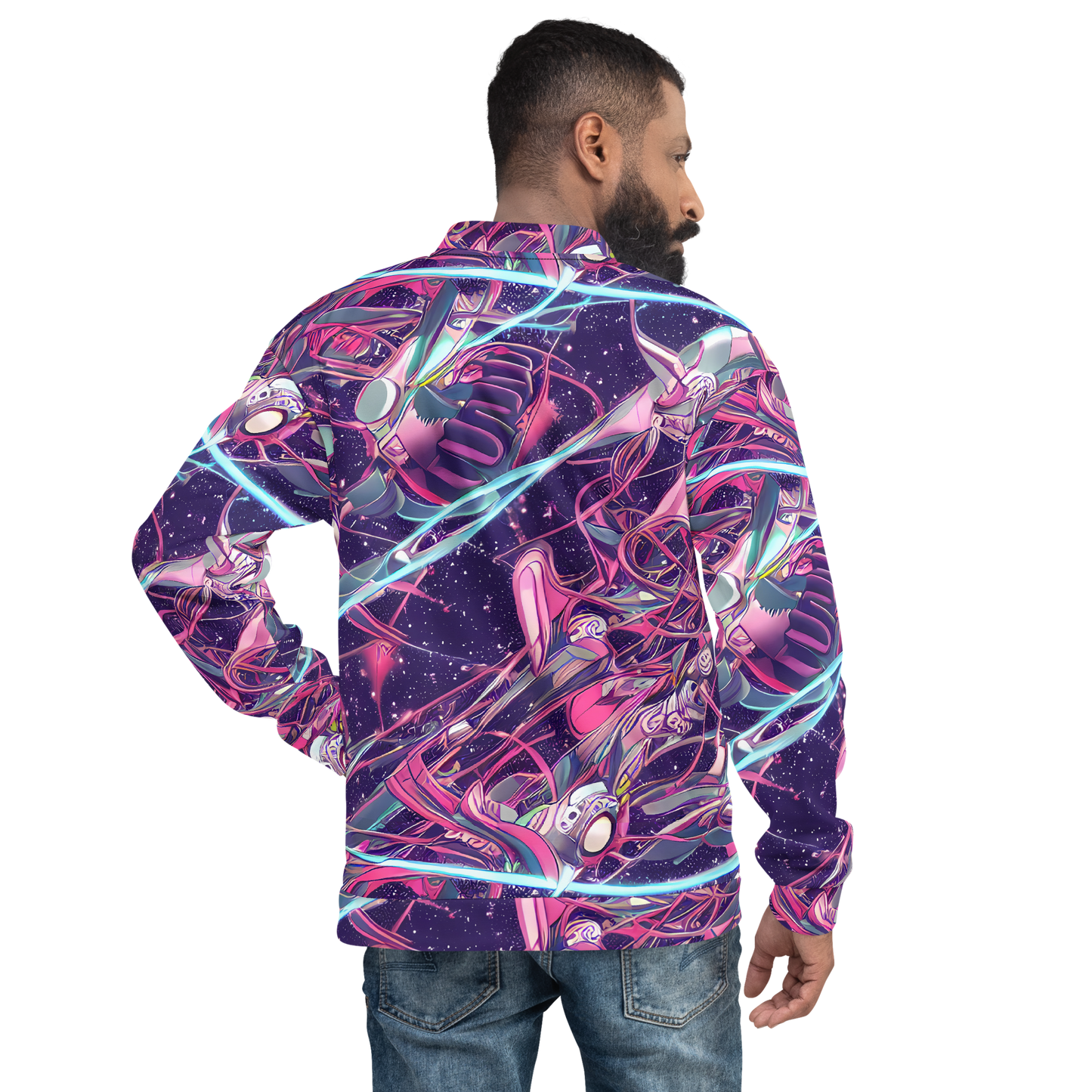 Bomber Jacket - Neo-Tokyo Twirl