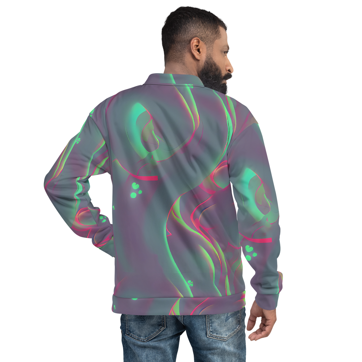 Bomber Jacket - Neon Whisper