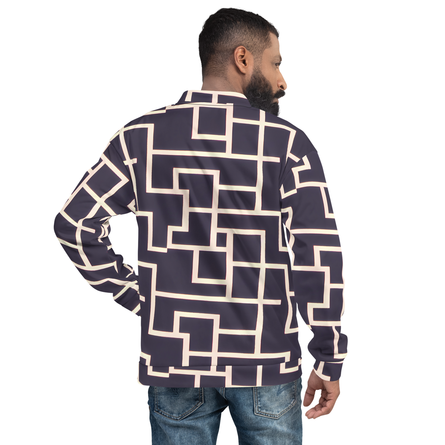 Bomber Jacket - Gilded Gridlock