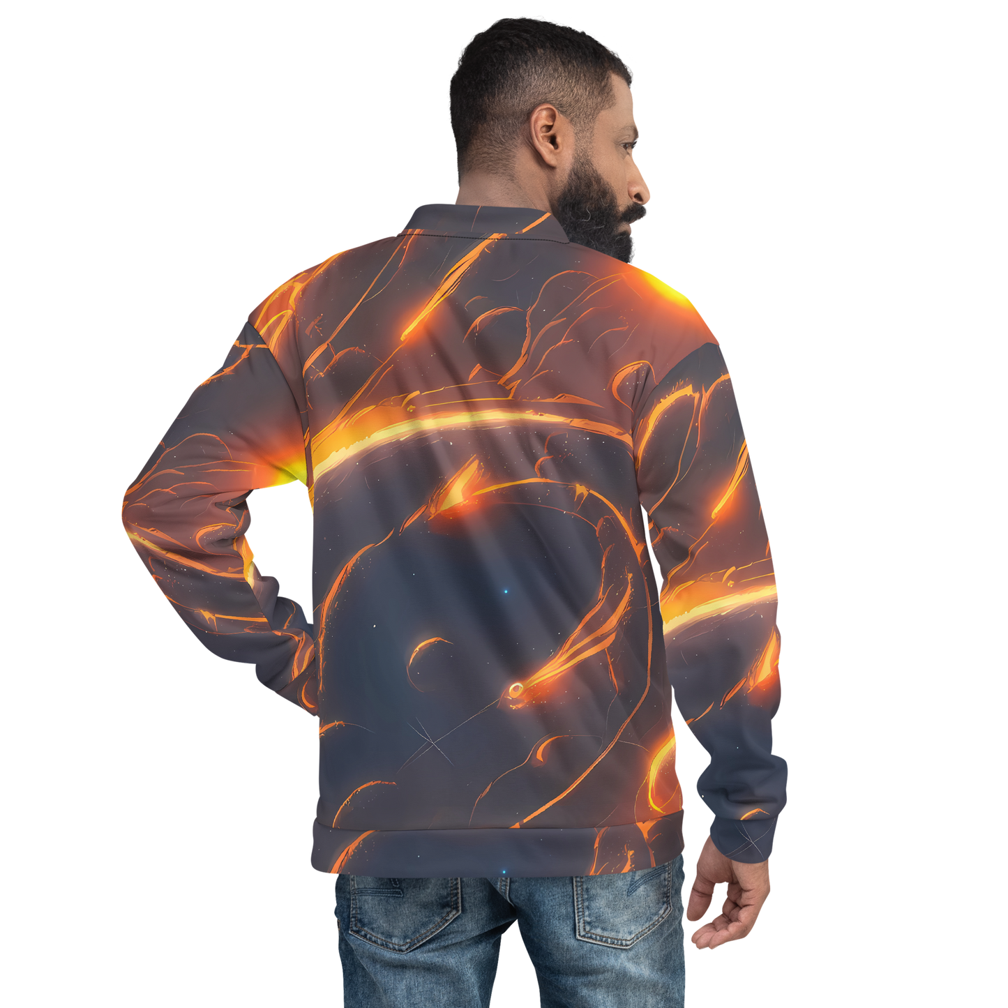 Bomber Jacket - Inferno Spirals