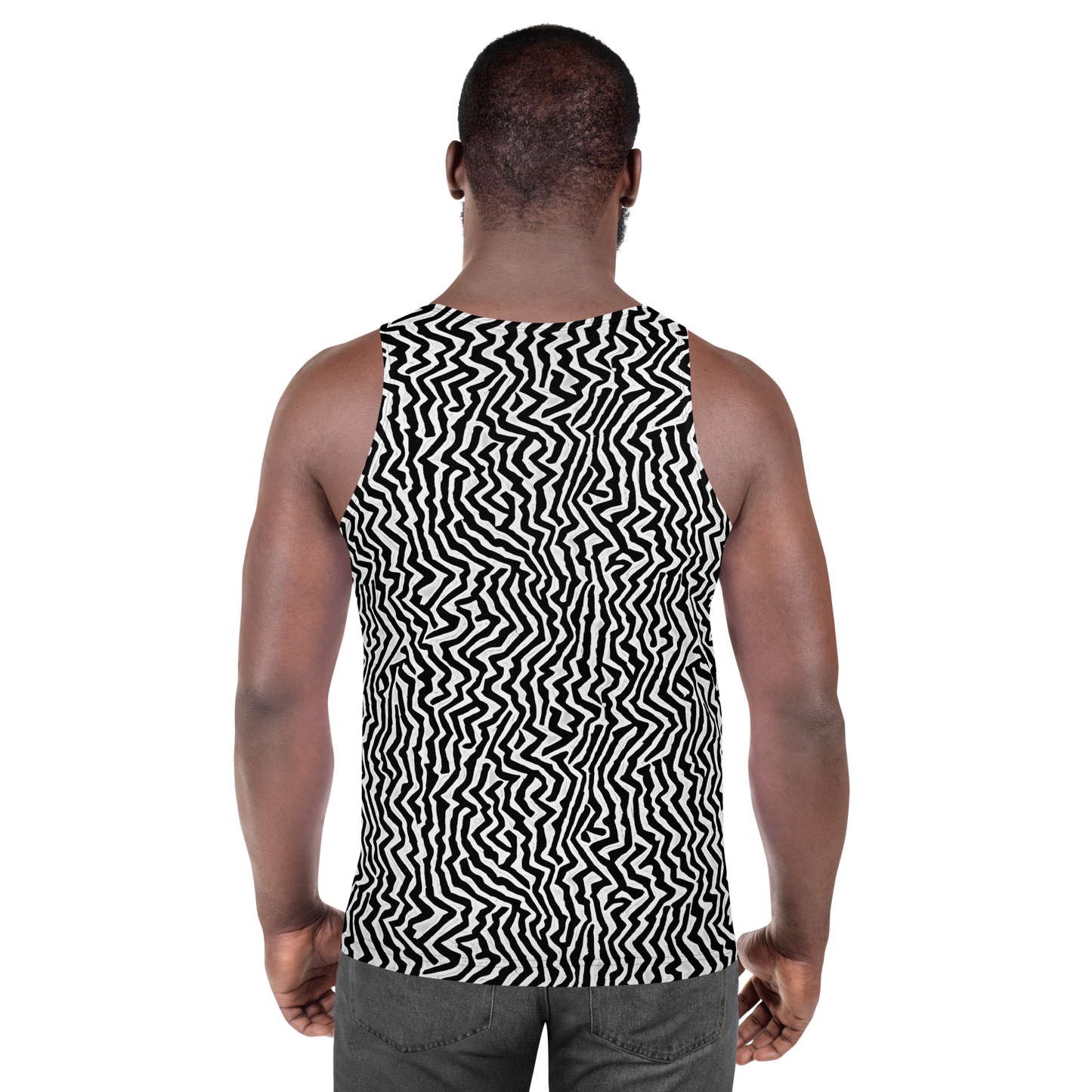 Men's Tank Top - Static Swirl