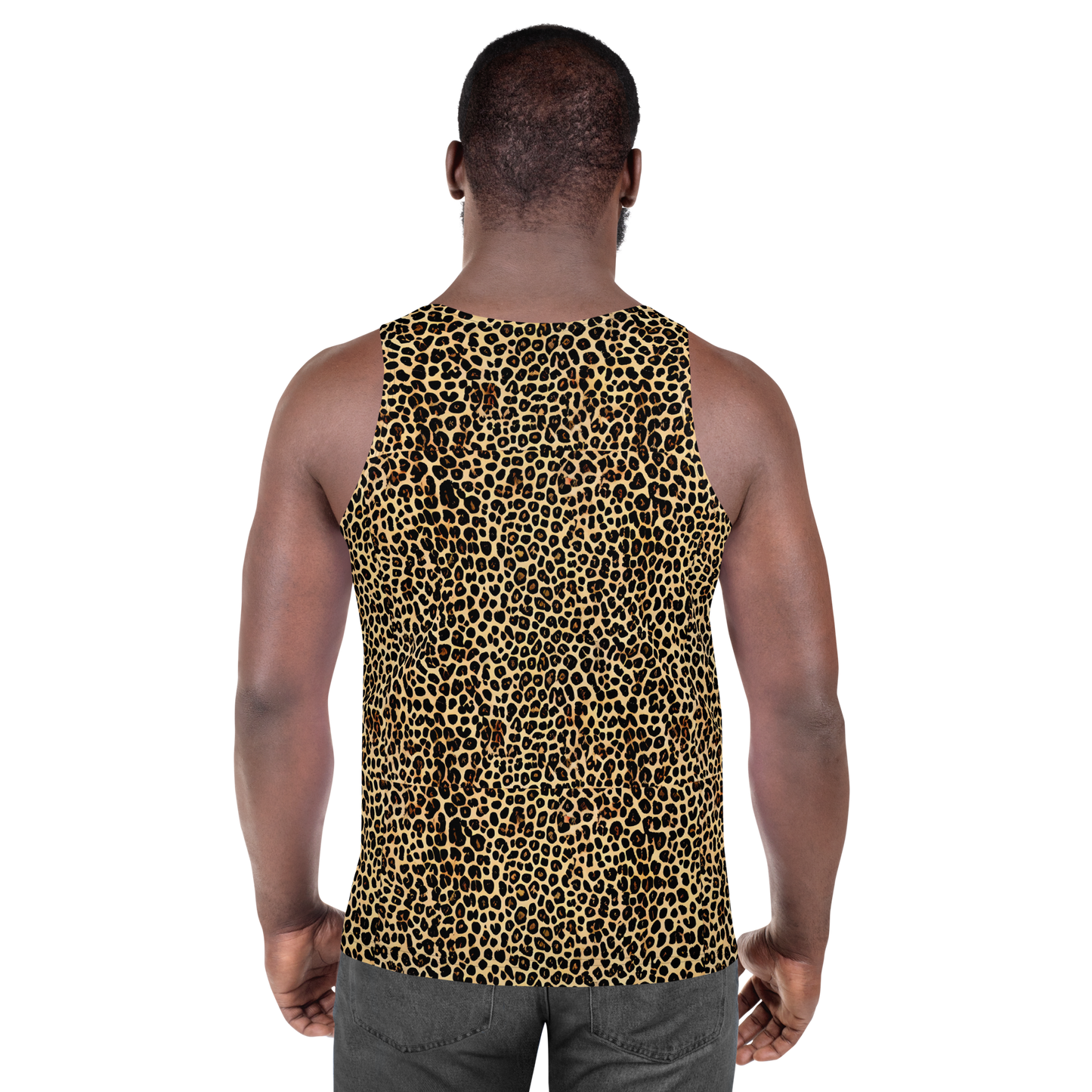 Men's Tank Top - Cheetah Mosaic