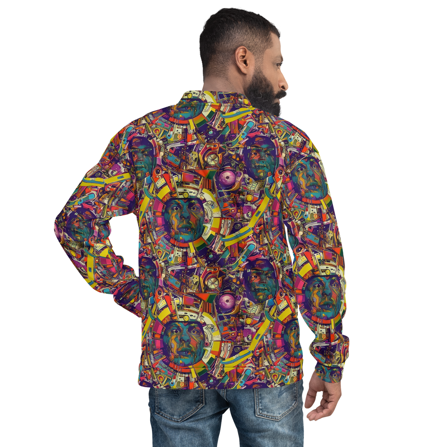 Bomber Jacket - Cosmic Collage