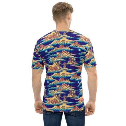 Men's Crew Neck T-Shirt - Mystical Mountain Mirage