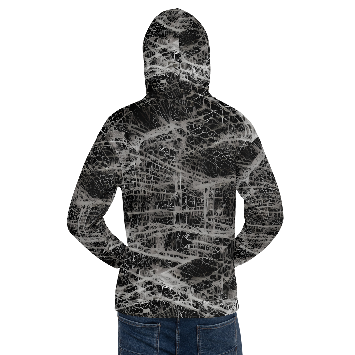 Hoodie - Monochrome Mesh