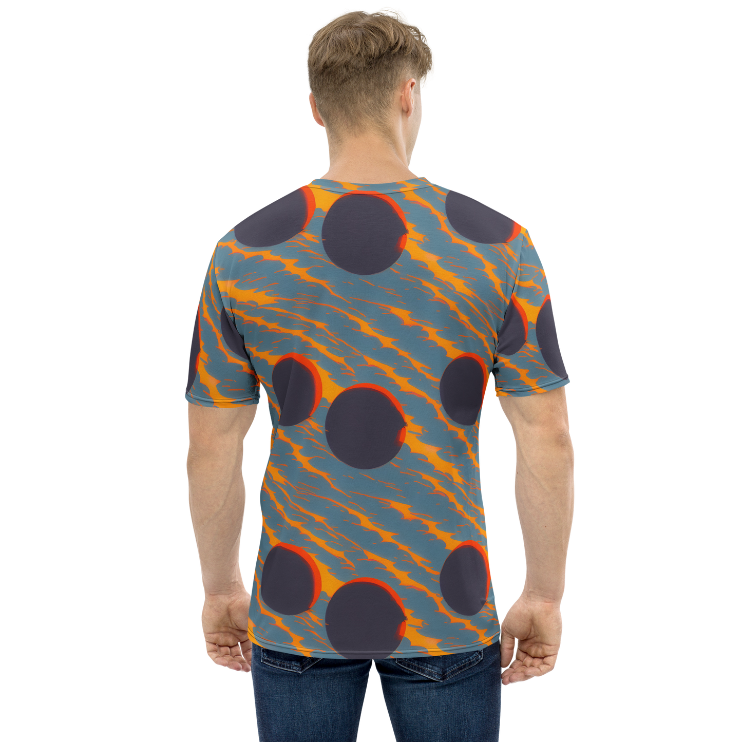 Men's Crew Neck T-Shirt - Flames of Gravity