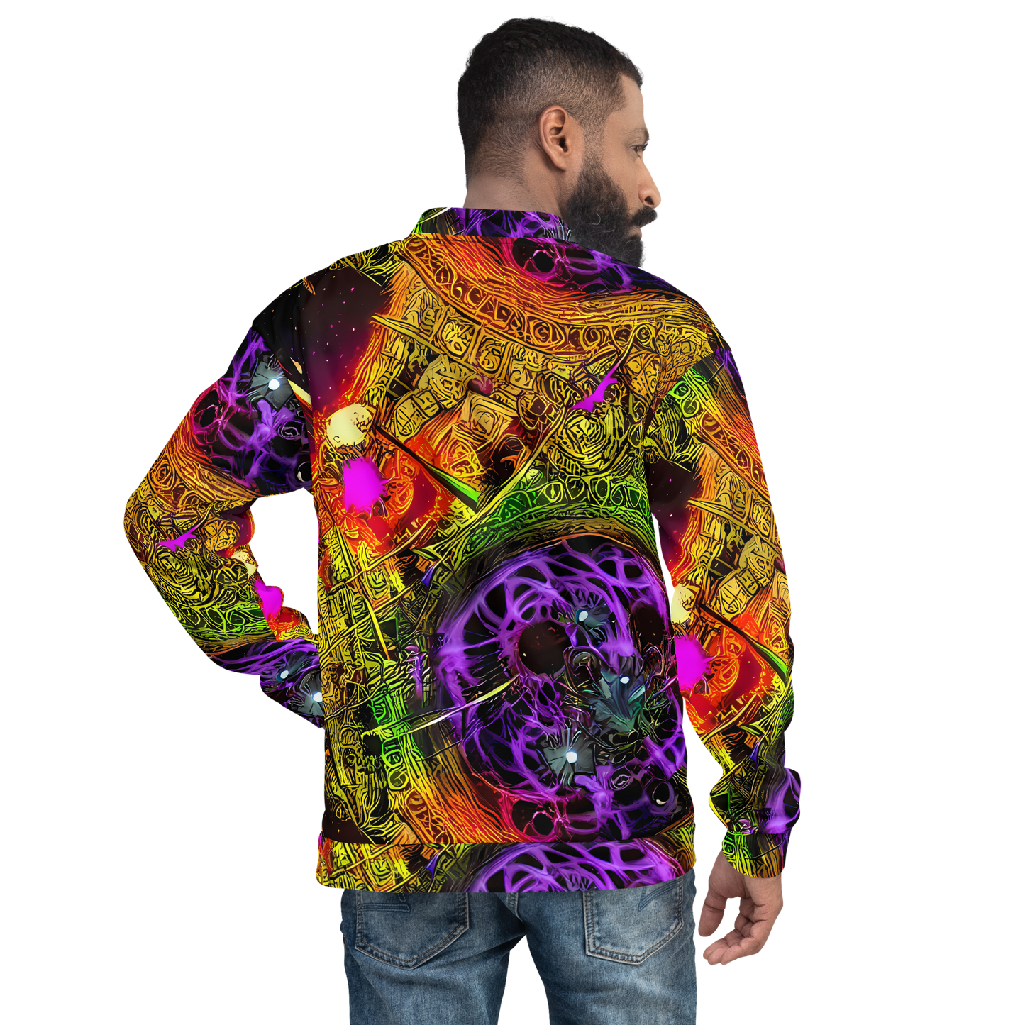 Bomber Jacket - Neon Glyphworks