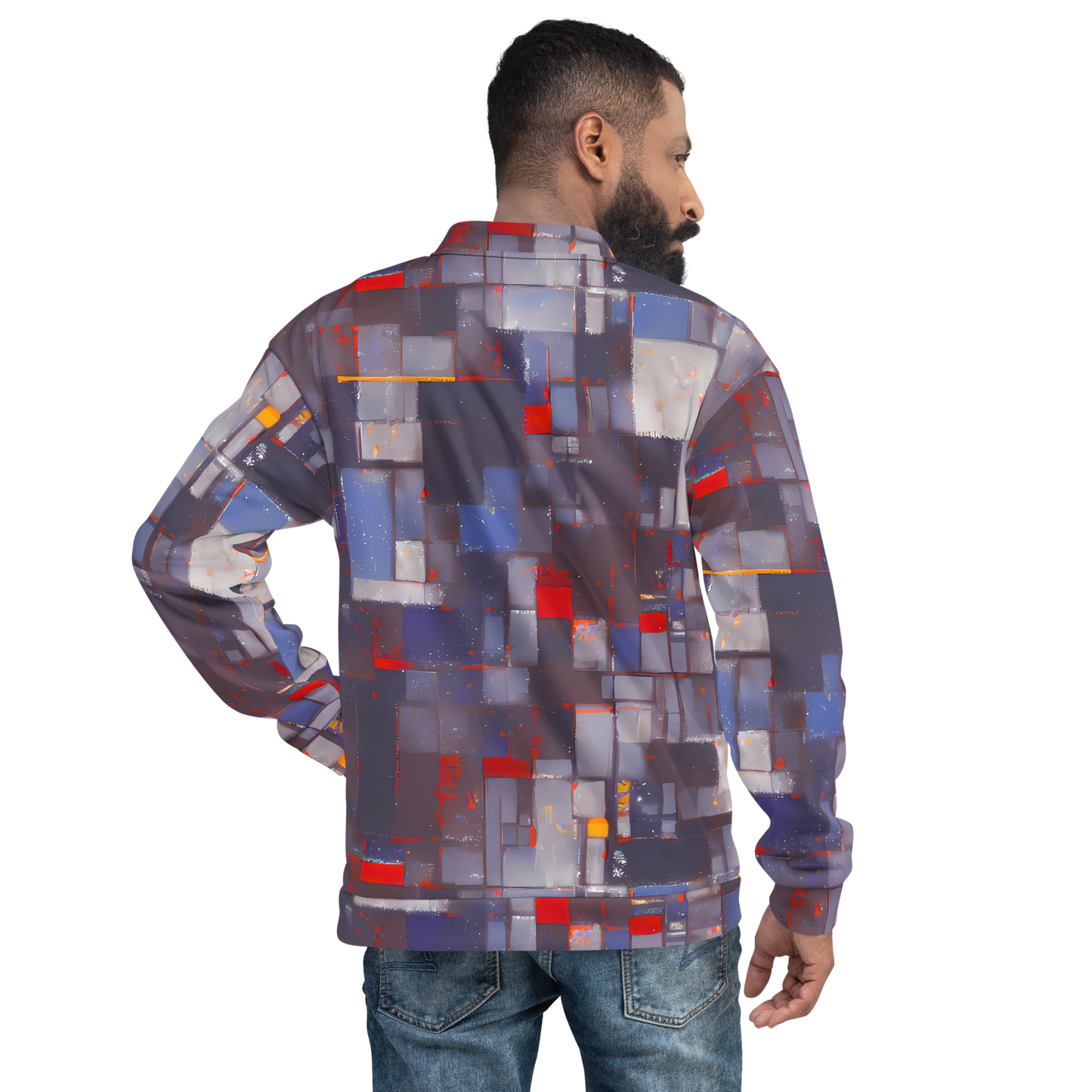 Bomber Jacket - Cubist Rhythm